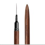 Wien Ahşap Nail Art Liner Tırnak Çizim Fırçası Kapaklı 12mm
