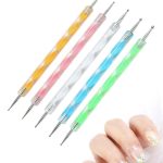 Nail art tırnak süsleme kalemi 5’li dot noktalama seti