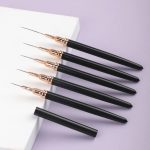 Nail art french çizim fırça seti